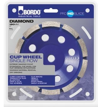 BORDO SINGLE DIAMOND CUP 103MM  